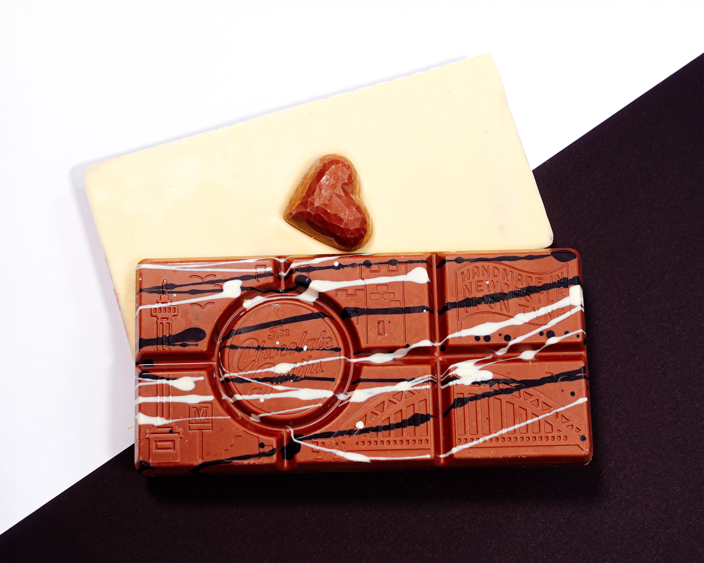 The Geordie Bar double chocolate and caramel filled bar 145g
