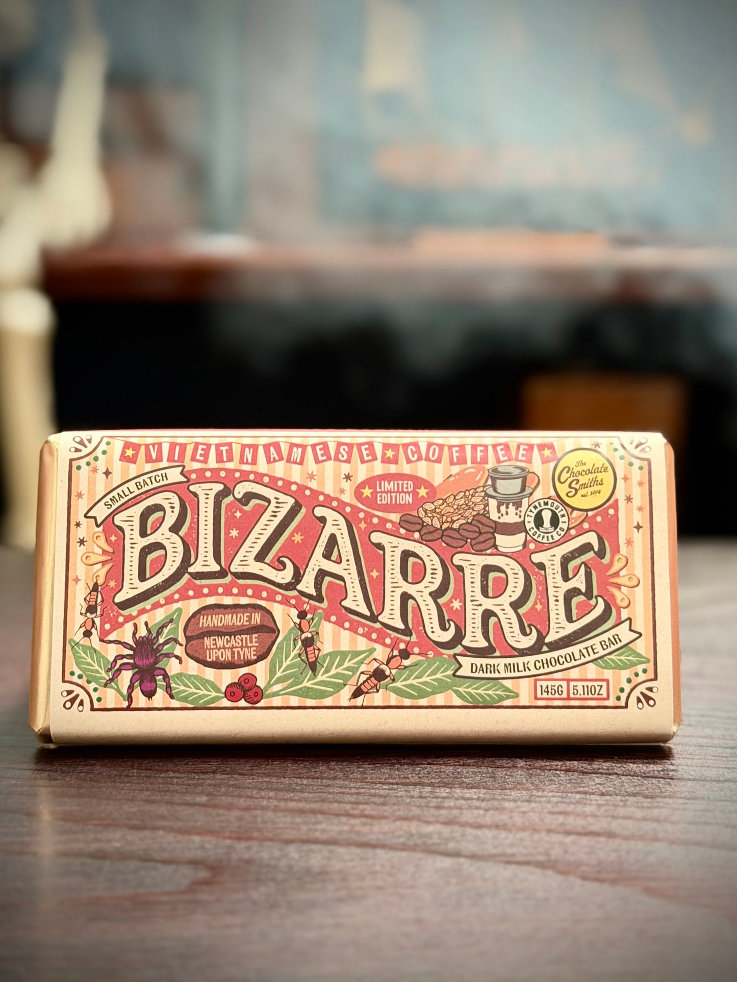 Vietnamese Coffee, sesame and peanut Bizarre Bar - 145g