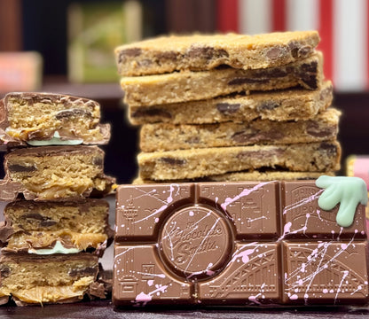 Wonky Dunk Cookies Collaboration Chocolate bar and and dip