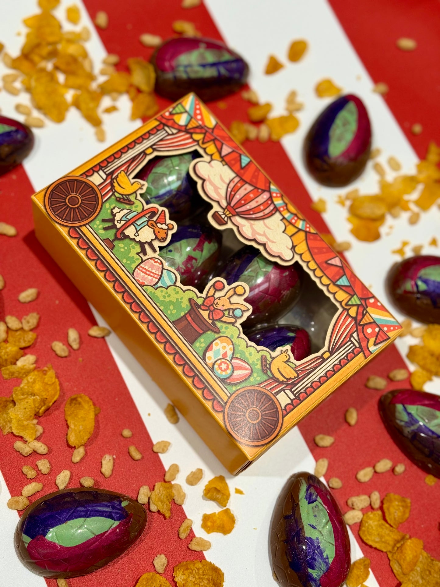 Mini Mish Mash chocolate eggs - 8 x 20g egg halves