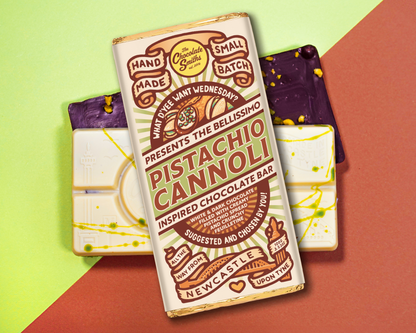 *Levelled up* Pistachio Cannoli Inspired Bizarre chocolate bar 145g