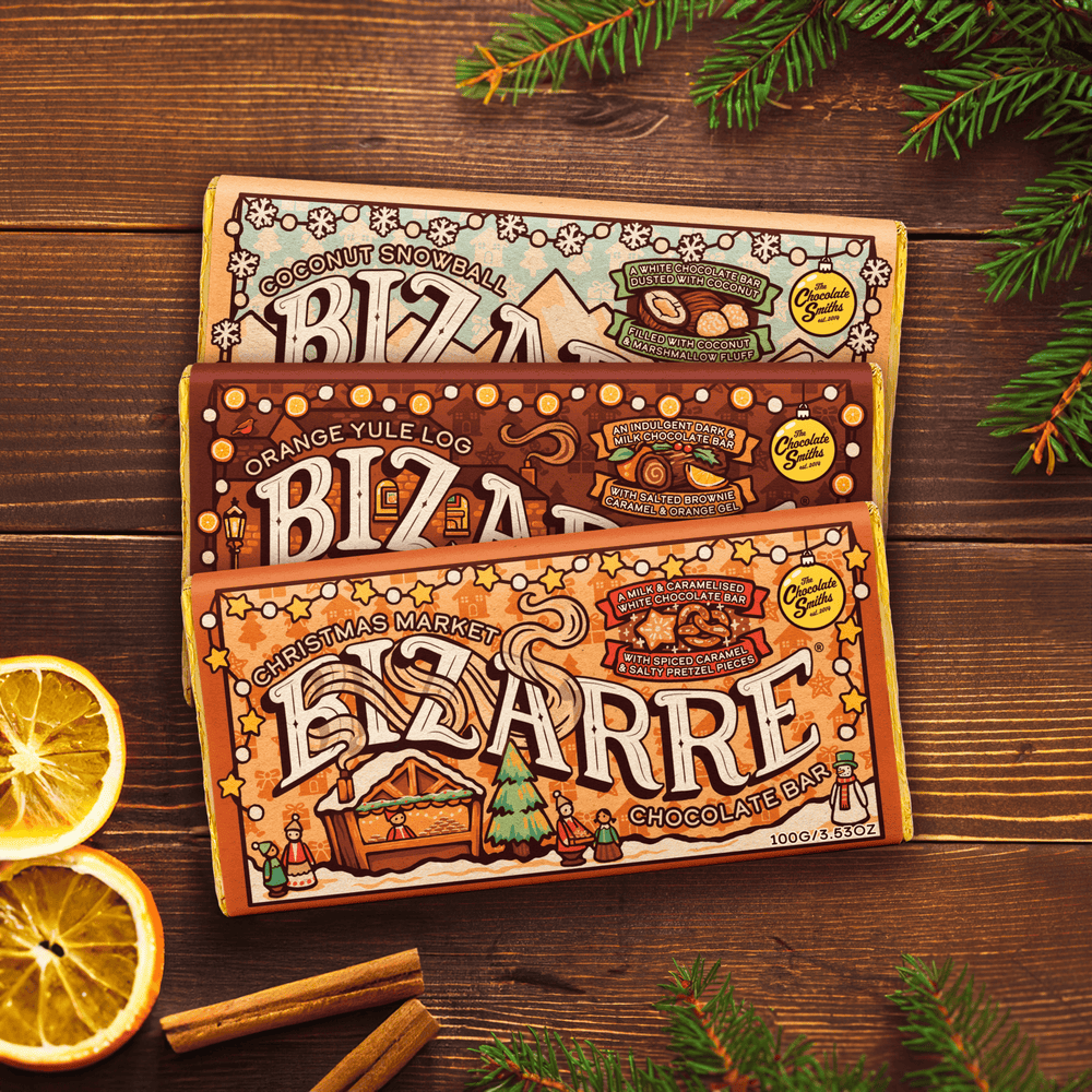 Orange Yule Log Christmas Bizarre Bar 100g