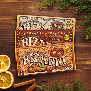 Orange Yule Log Christmas Bizarre Bar 100g